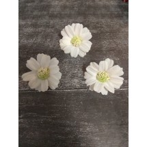 Головки цветов "Ромашки" 4,5 см цв. белый, цена за 1 шт